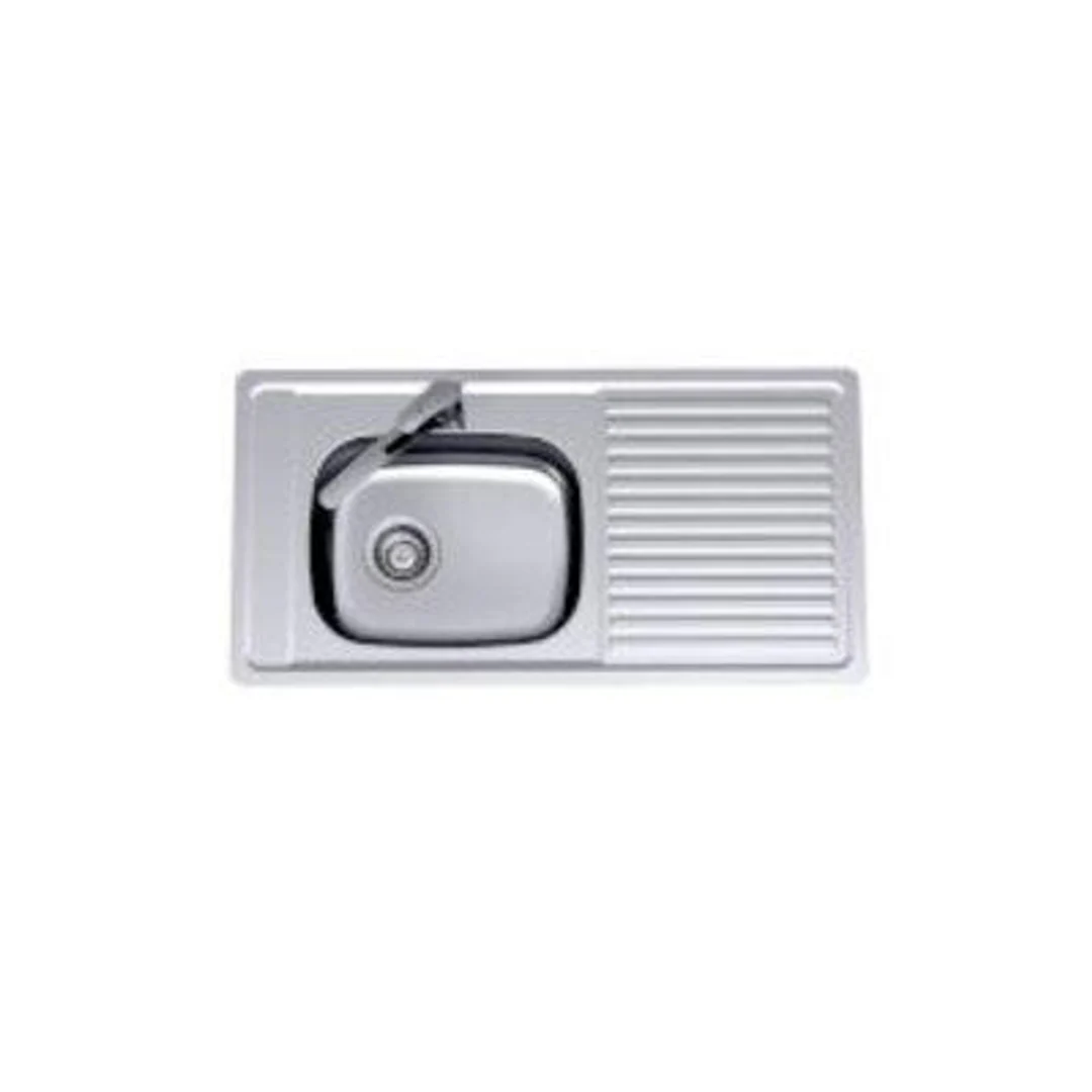 Clark S/S Sink F/Line 1003F 930mm L/H Sngl Bowl  3 Tap Hole