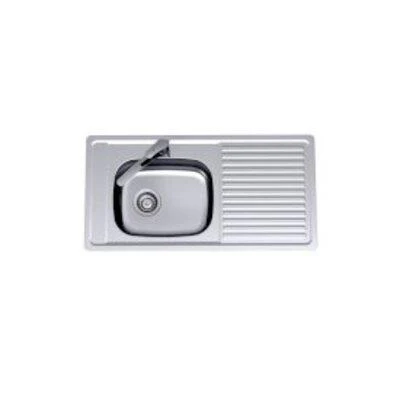 Clark S/S Sink F/Line 1003F 930mm L/H Sngl Bowl  3 Tap Hole - Image 4