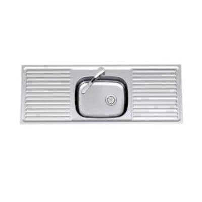 Clark S/S Sink F/Line 1012F 1234 Centre Sngl Bowl  1 Tap Hole - Image 4