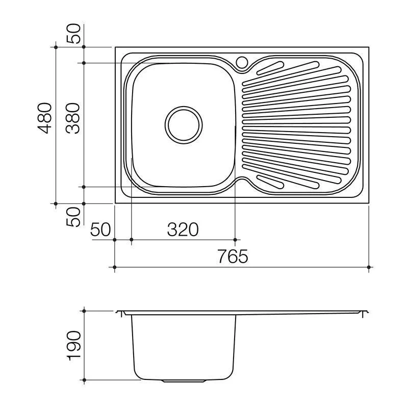 Clark Vital Single End Bowl Kitchen Sink - Image 6