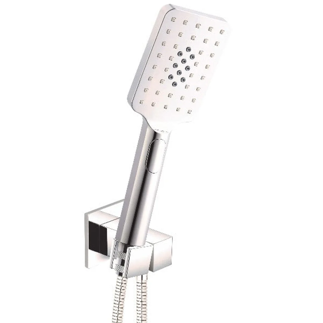 Collis Bakara 3F Rect Hand Shower On Square Ce Bracket Chrome H11013-Sqb1 - Image 5