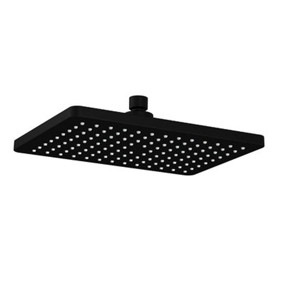 Collis Bakara Rect Shower Head 260Mm X 188Mm Matte Black D04011B - Image 2