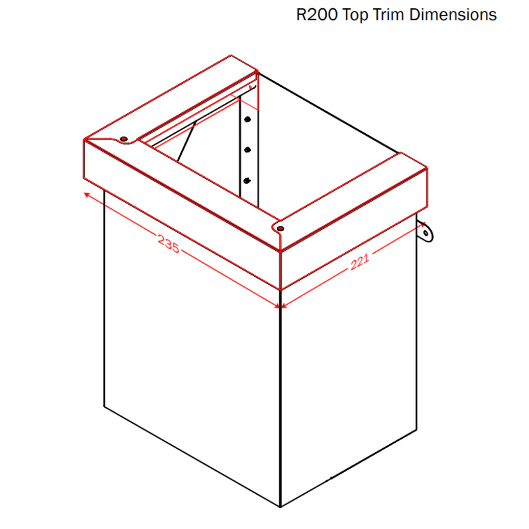 Dam Buster R200 Rainhead Top Trim Option - Image 2