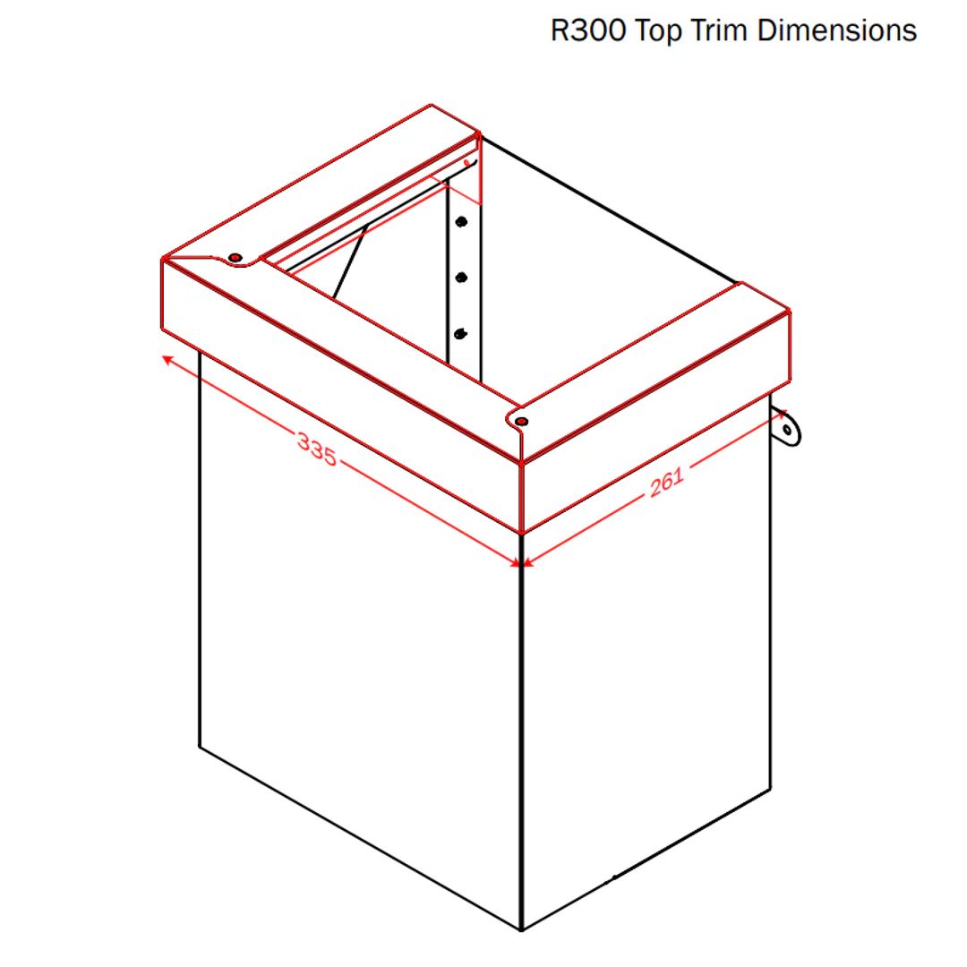 Dam Buster R300 Rainhead Top Trim Option - Image 6