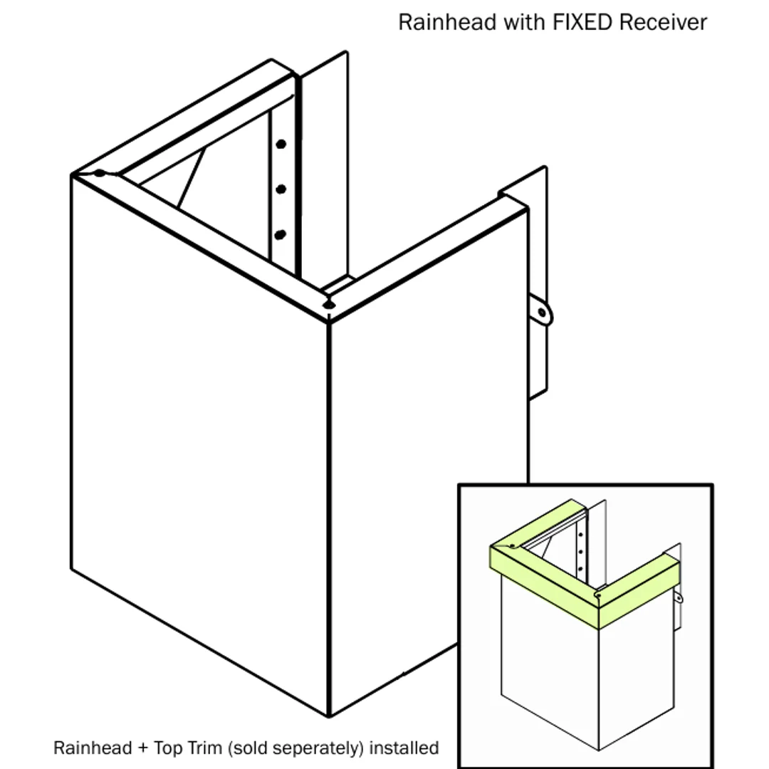 Dam Buster Stretched R300-400 Rainhead With Fixed Receiver - Image 5