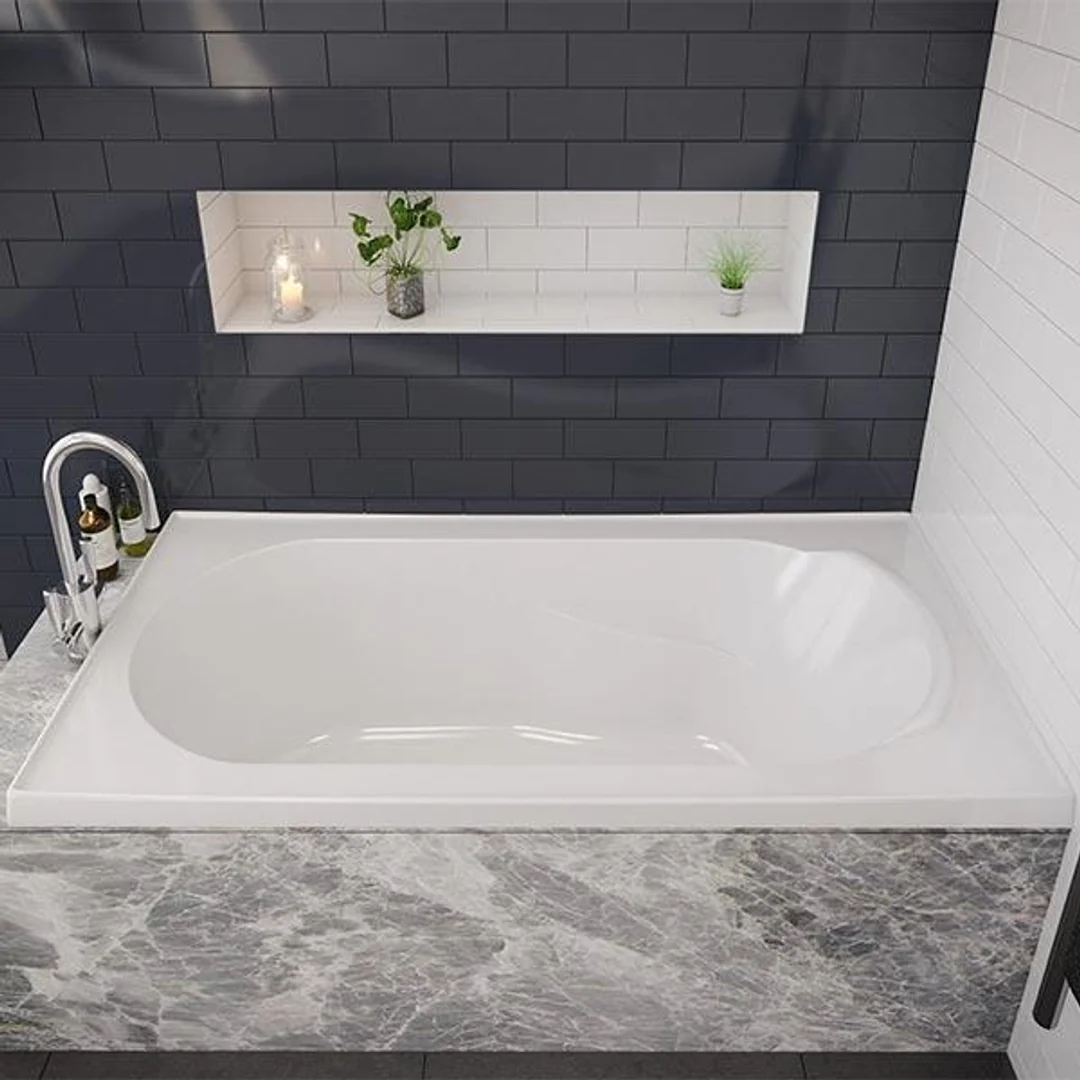 Decina Bambino Bath White 1650mm - Image 2