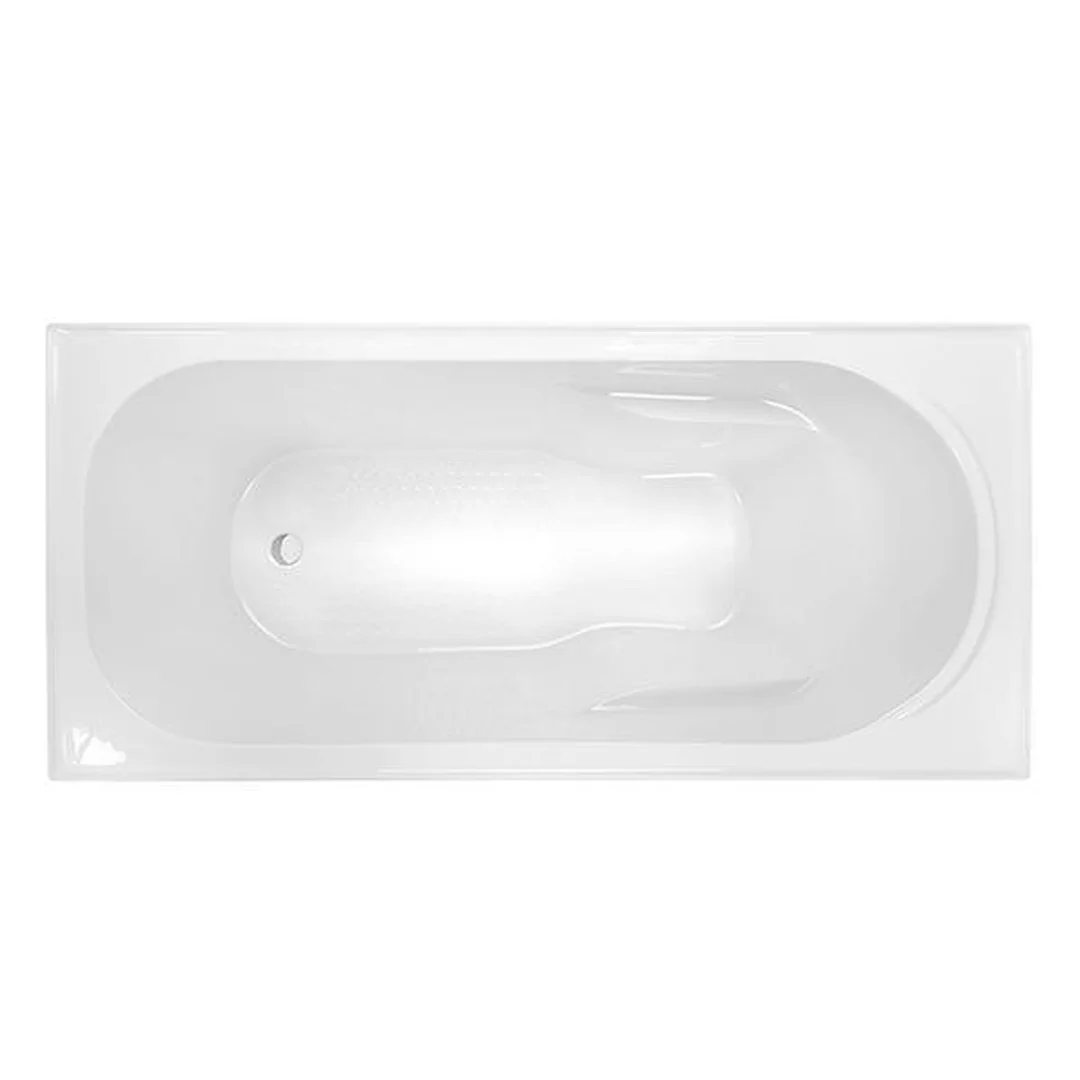 Decina Modena N/Slip Shower Bath White 1635mm - Image 2