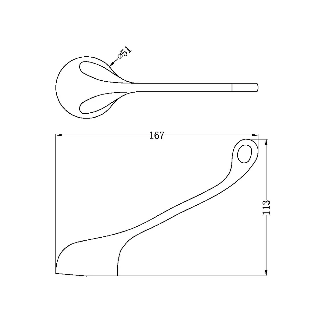 DISABLED LEVER HANDLE 150MM CHROME (SUITS ZODIAC II MIXER) - Image 3