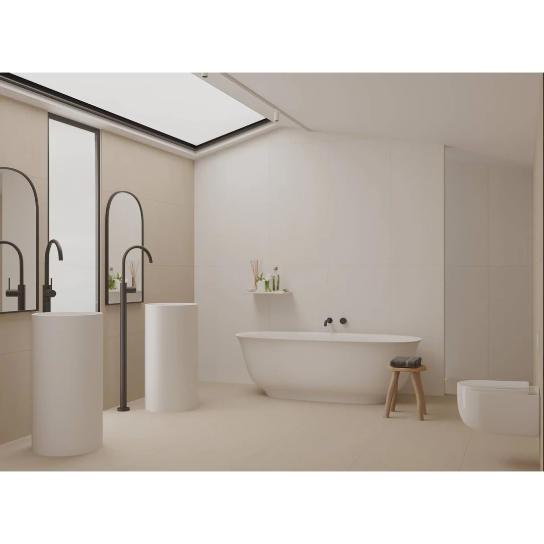 Domus Living Caria Stone Freestanding Bath Custom Colour 1700mm - Image 9