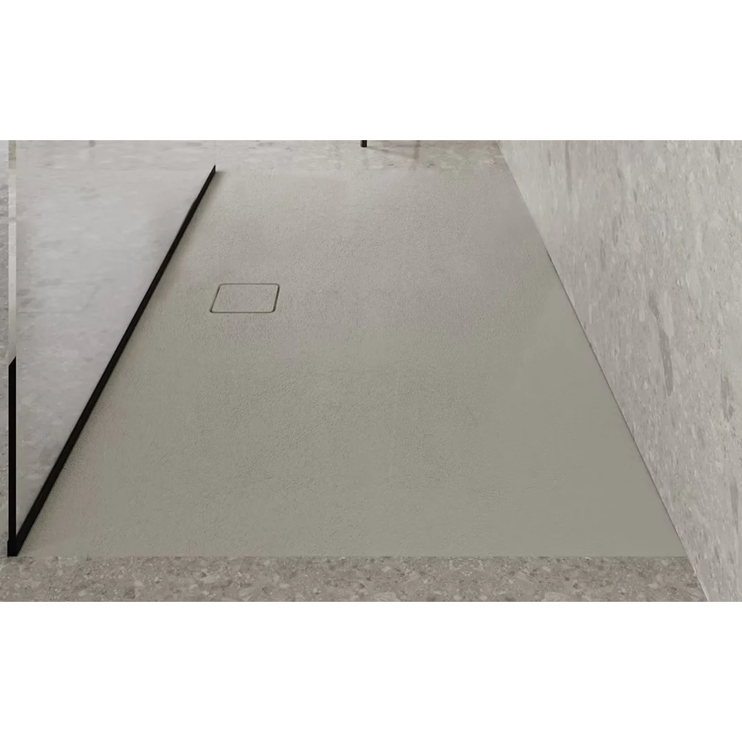 Domus Living Cemento Shower Tray 900Mm X 900Mm Matte Black - Image 4