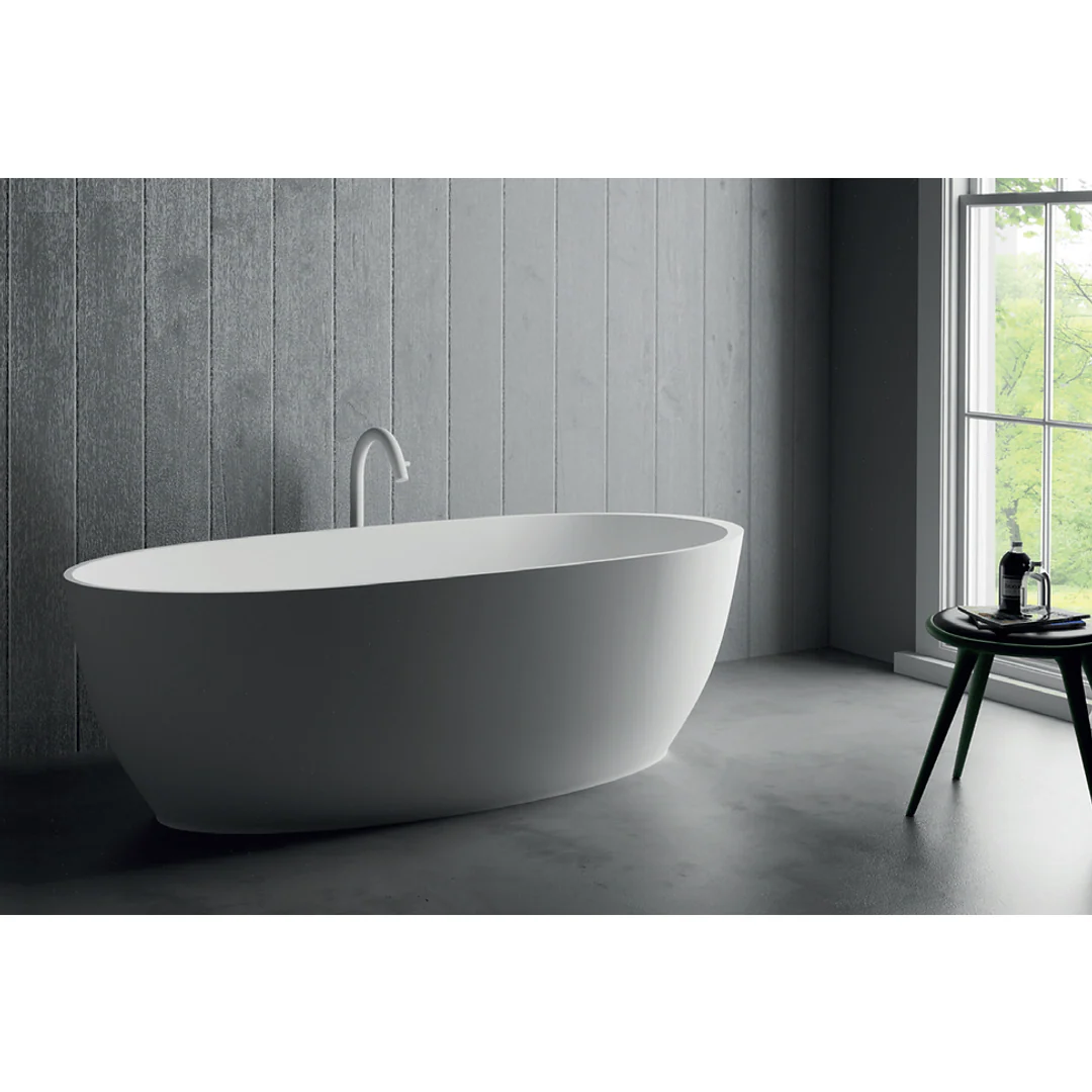Domus Living Diana 150 Freestanding Bath Matte White 1500mm - Image 2