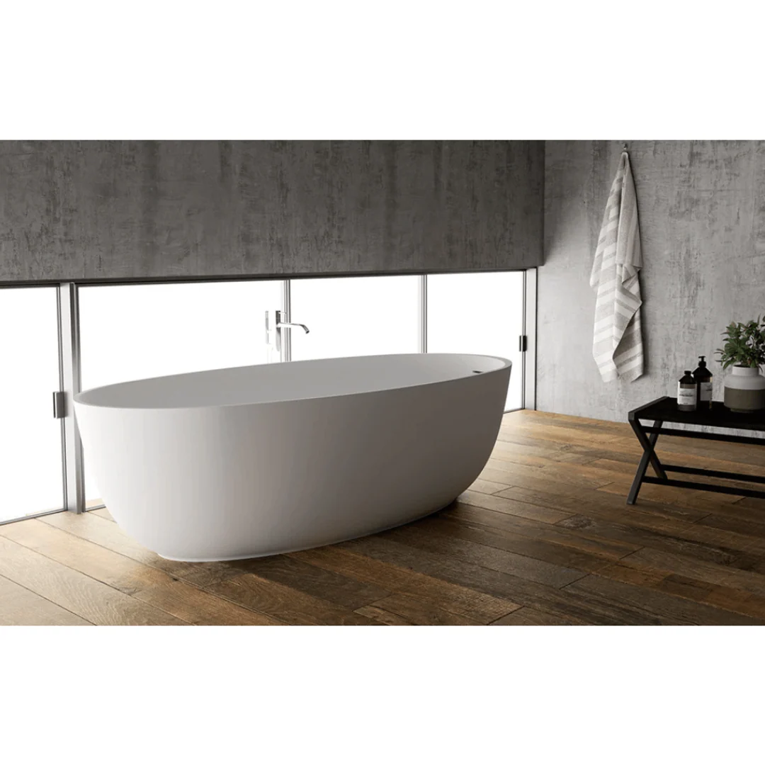Domus Living Diana 170 Freestanding Bath Matte White 1700mm - Image 2