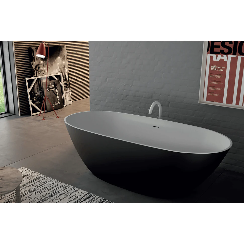 Domus Living Eona Freestanding Bath Matte White 1770mm