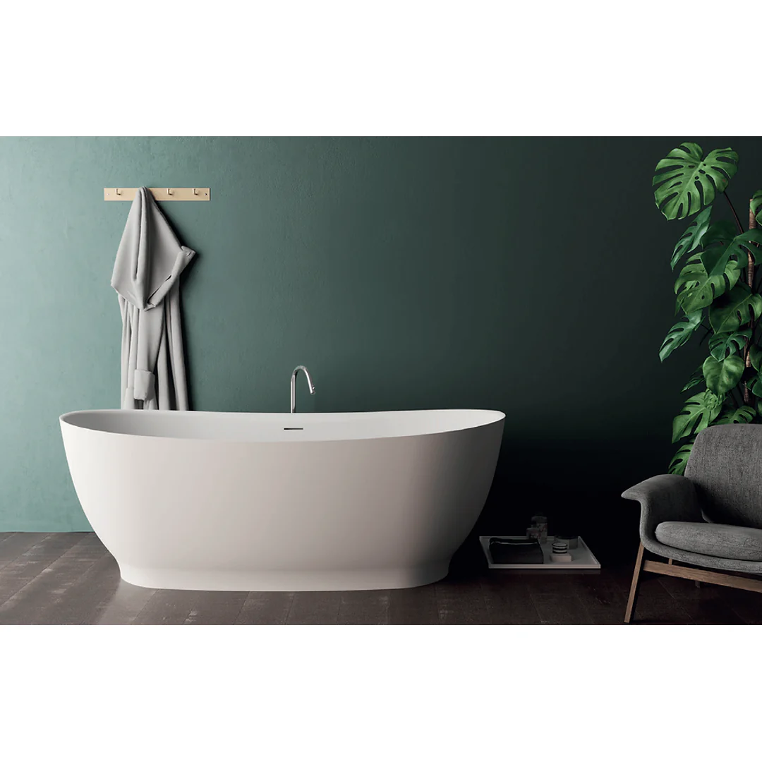 Domus Living Ulpia Freestanding Bath Matte White 1650mm - Image 2