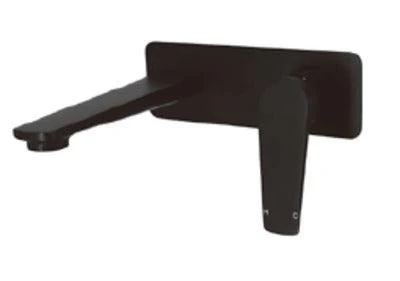 Ect Noir Wall Basin/Bath Mixer Matt Black Wt1107Bk - Image 3