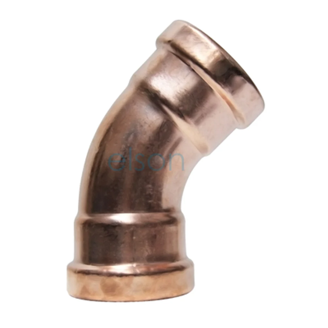 Copper Press Elbow 45 Degree FF - Water - Image 11