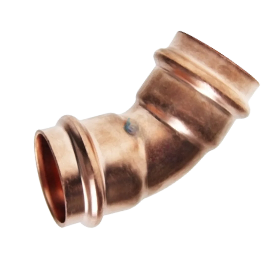Copper Press Elbow 45 Degree FF - Water - Image 3