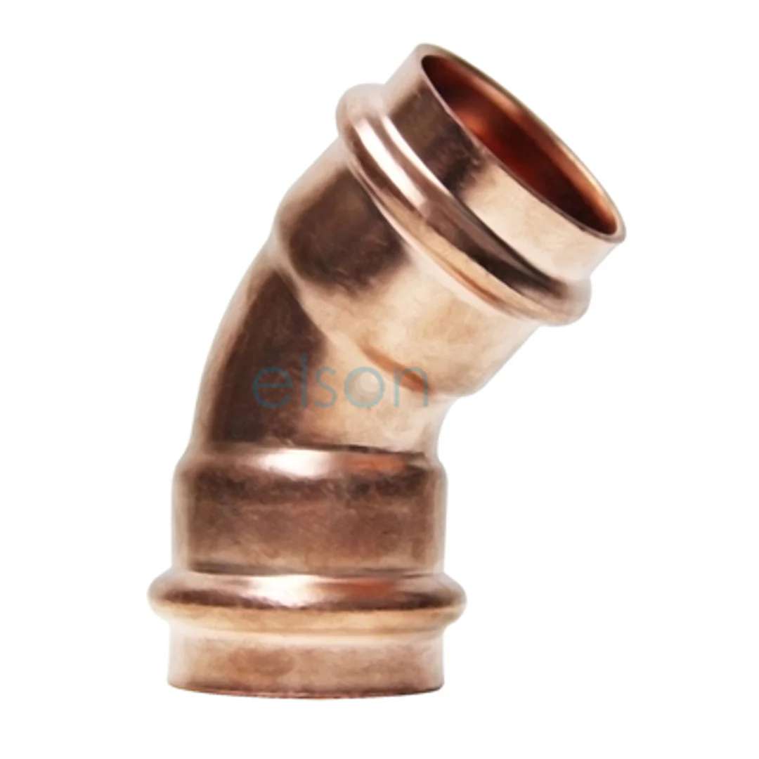 Copper Press Elbow 45 Degree FF - Water - Image 5
