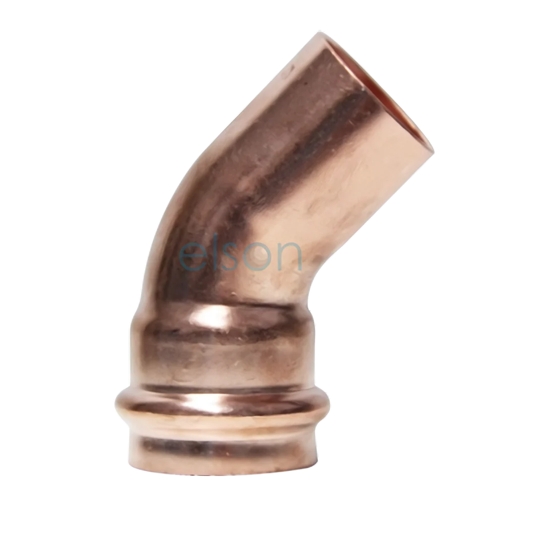 Copper Press Elbow 45 Degree MF - Water