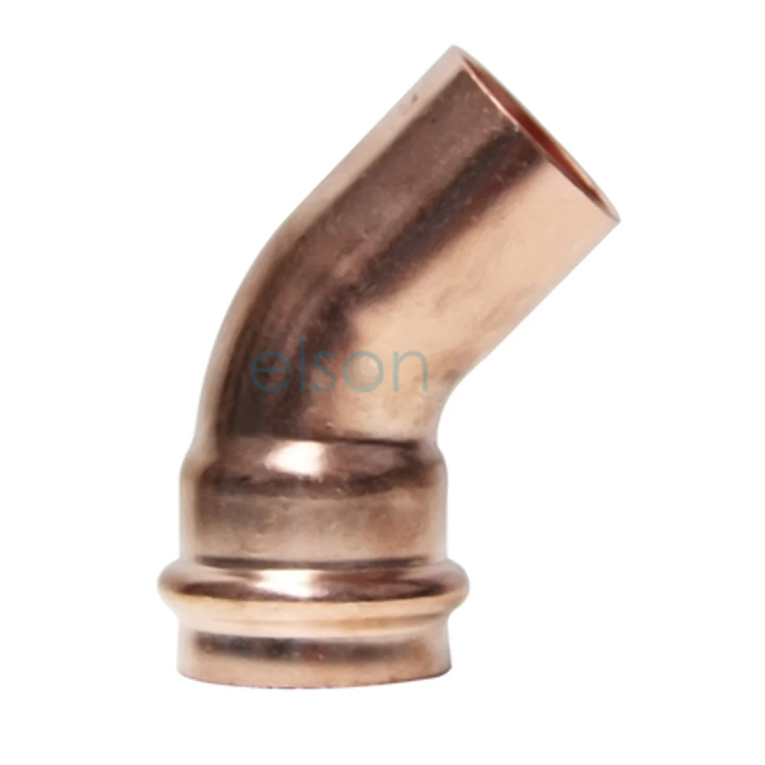 Copper Press Elbow 45 Degree MF - Water - Image 8