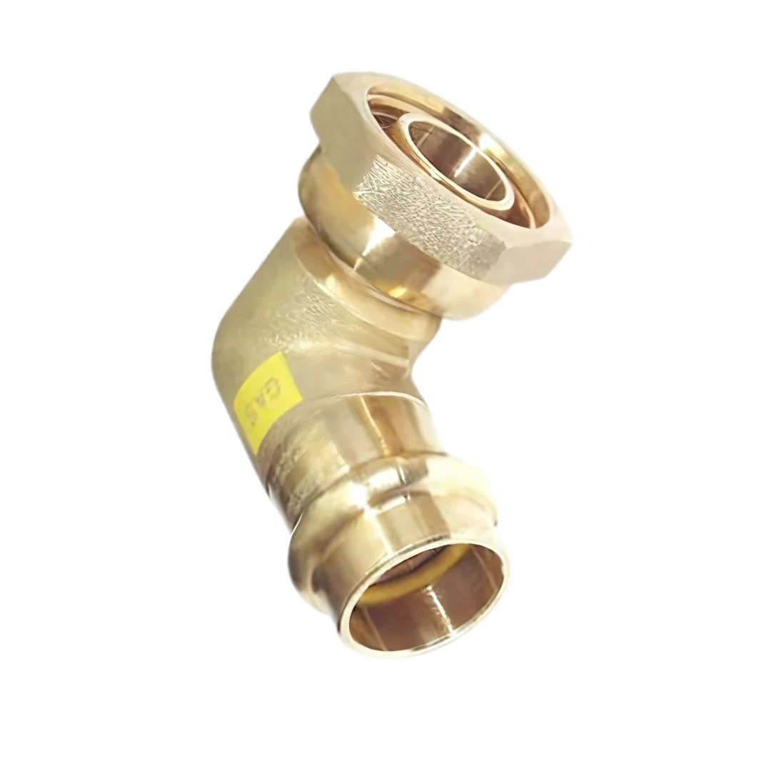 Copper Press Female Elbow Swivel - Gas - Image 3