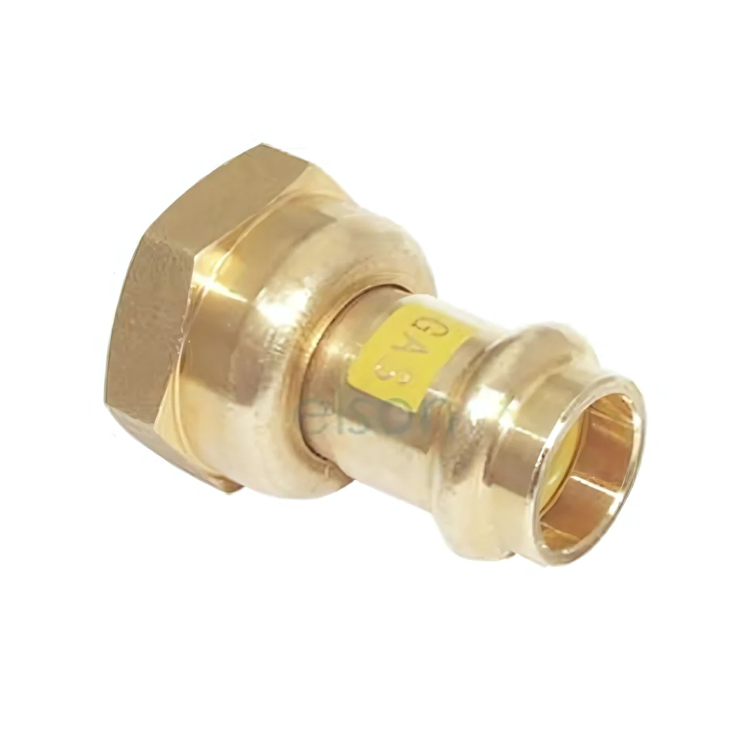 Copper Press Female Union Swivel - Gas