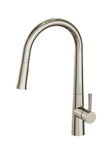 Enhance Nobel Plus Pull Down Sink Mixer Pin Lever Brushed Nickel - Image 4
