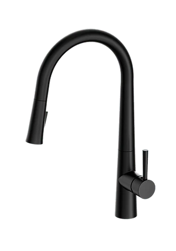 Enhance Nobel Plus Pull Down Sink Mixer Pin Lever Matt Black - Image 4