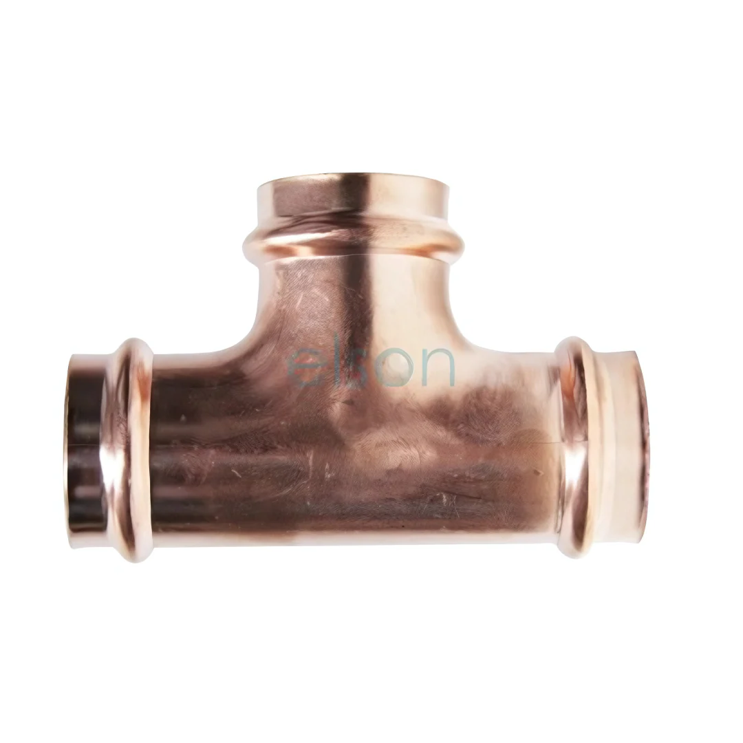 Copper Press Equal Tee - Gas