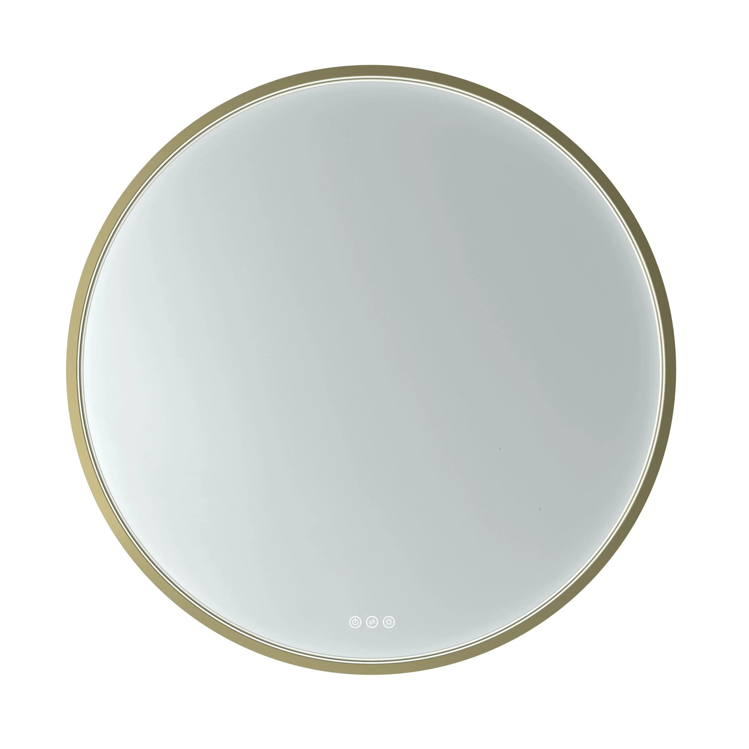 Euro Mirror Olek Brass Led Mirror - Image 7