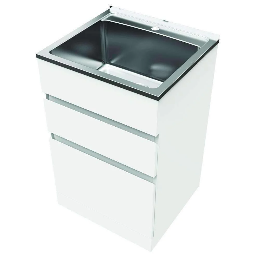 Everhard Nugleam 45Lt Soft Close Drawer System Laundry Unit 71S01D - Image 3