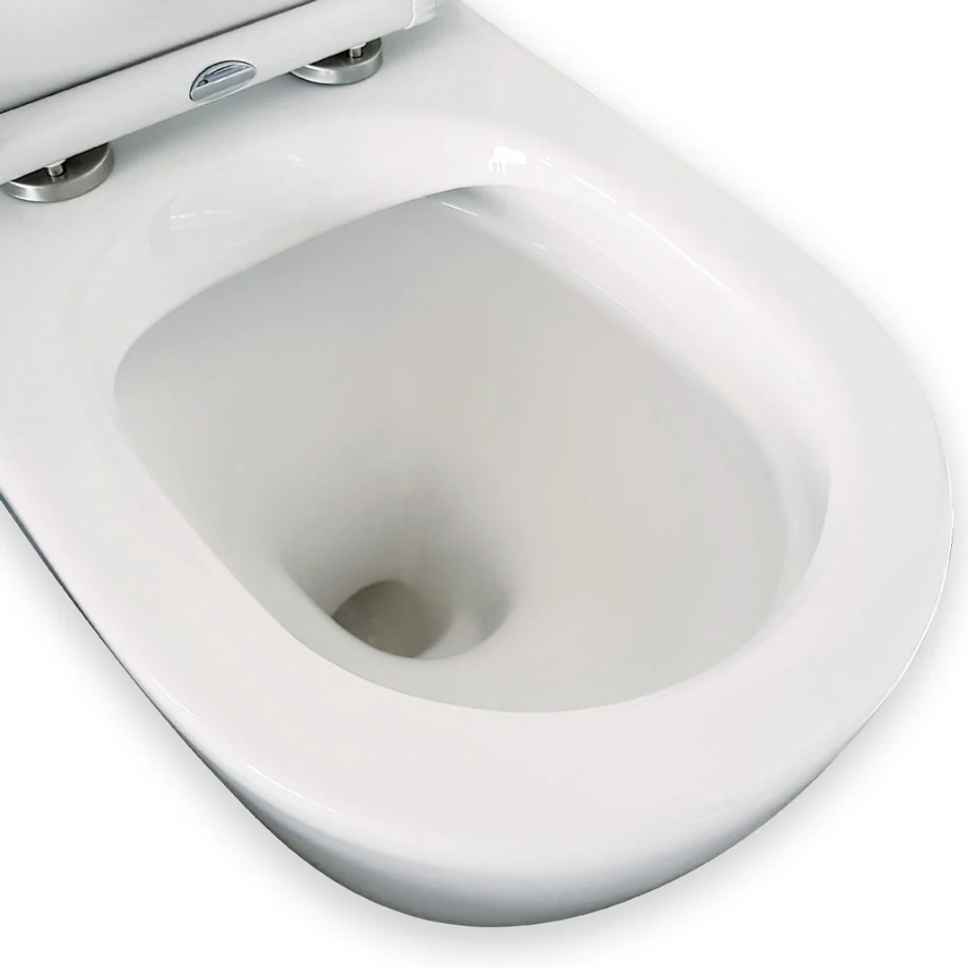 Fienza Alix Rimless S Trap Toilet Suite 90-160 Slim Seat K011A-2 - Image 5