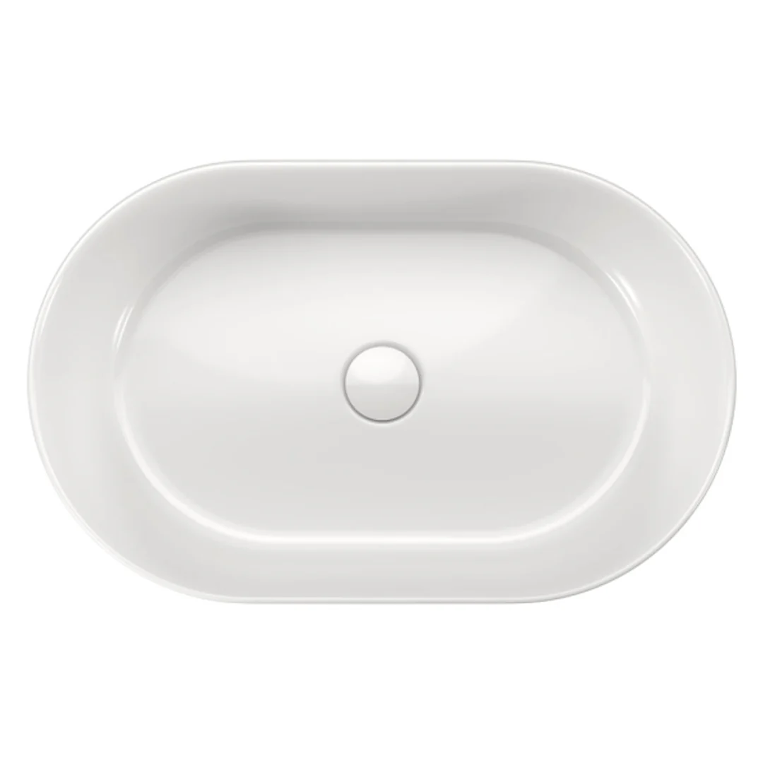 Fienza Aluca Pill Above Counter Basin 510X310X120mm Gloss White - Image 3