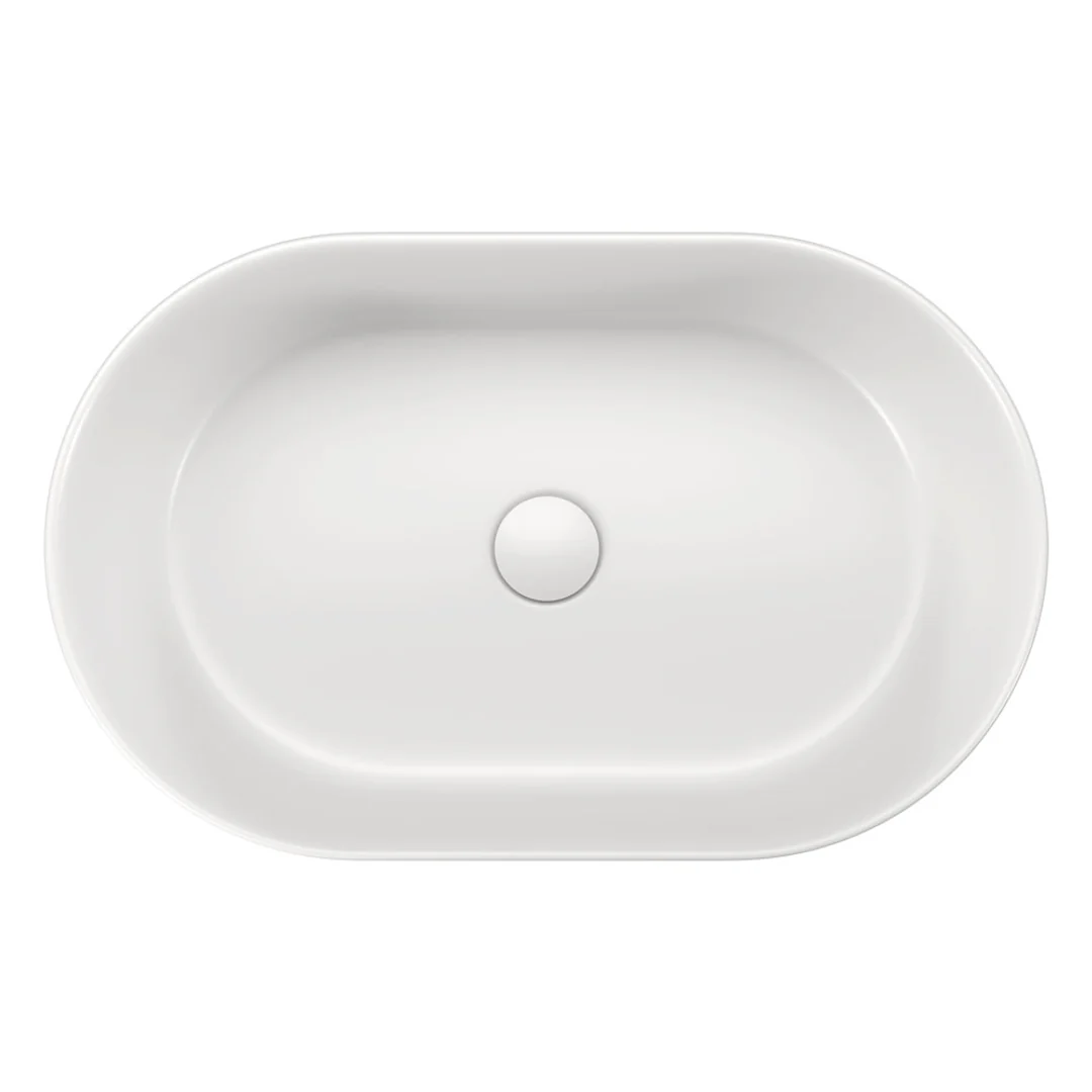 Fienza Aluca Pill Above Counter Basin 510X310X120mm Matte White - Image 2