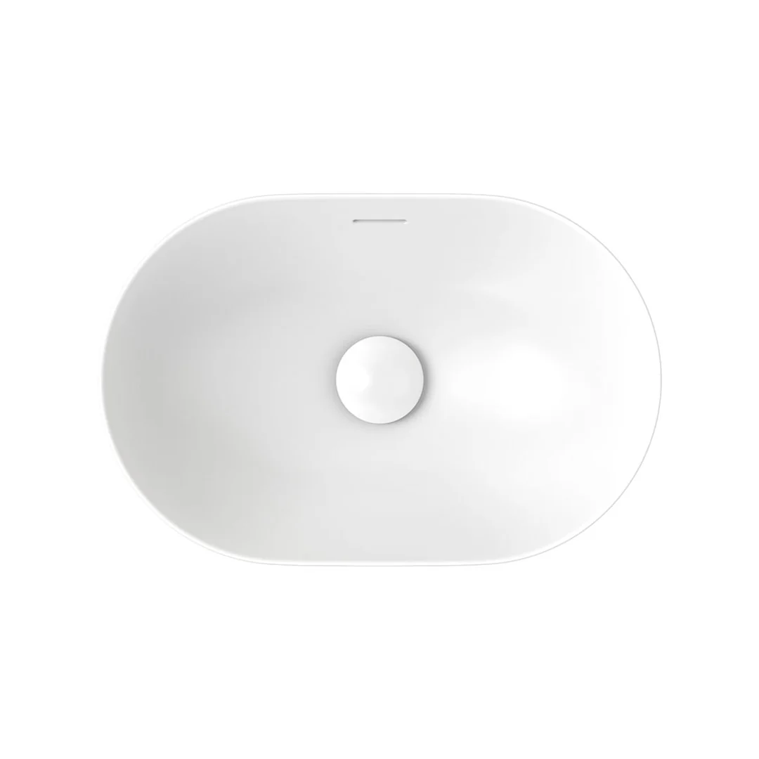 Fienza Aluca Pill Semi-Inset BasinMatte White - Image 4