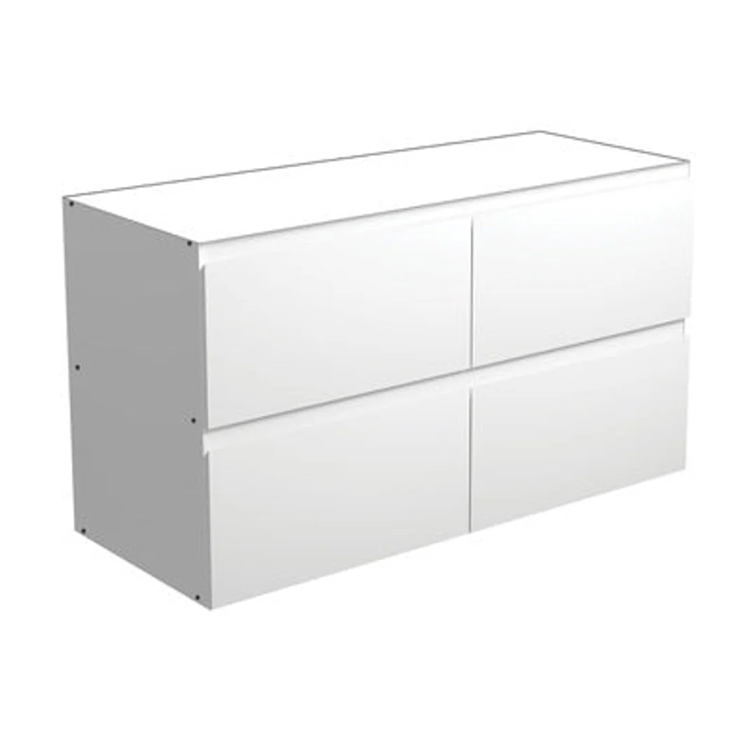 Fienza Amato 1200 Vanity Base Cabinet Only Matte White 120Bw-C - Image 2