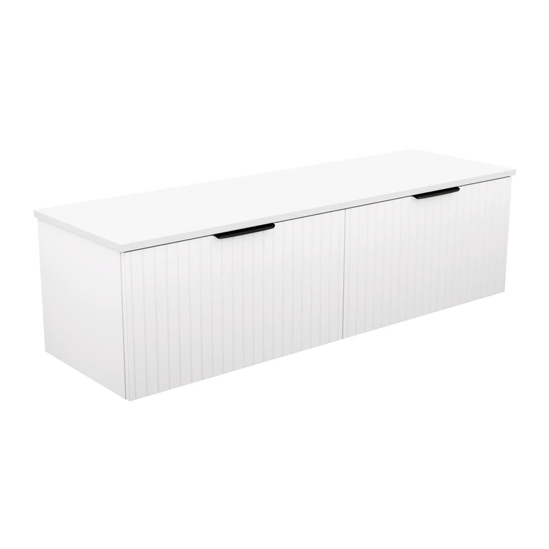 Fienza Bayview 1500 Sgl Wall Hung Vanity 2Dr Premium Stone Basin Not Inc - Image 2