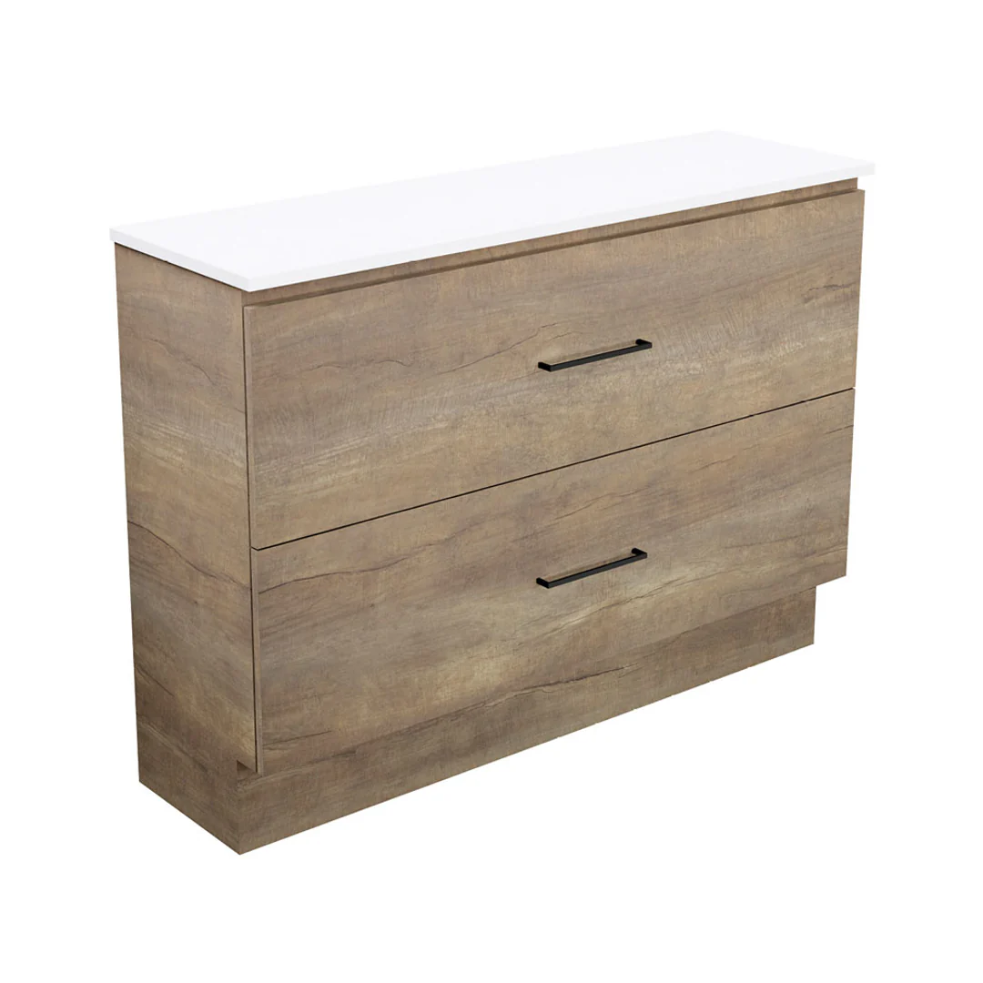 Fienza Carmen 1200 Ensuite Floor Standing Vanity 1D/2Dr Cabinet Only