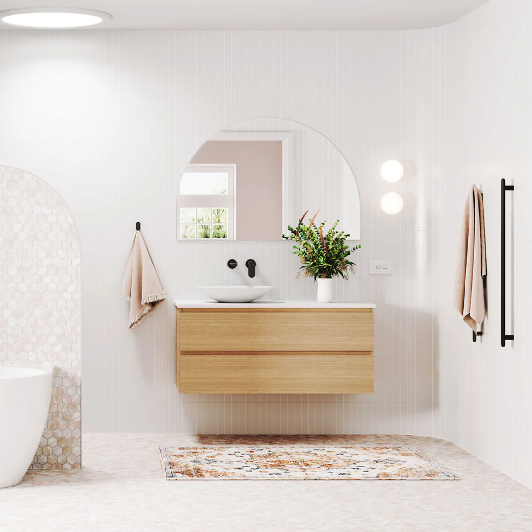 Fienza Carmen 1200 Sgl All Drawer Wall Hung Vanity  Dolce Top - Image 4