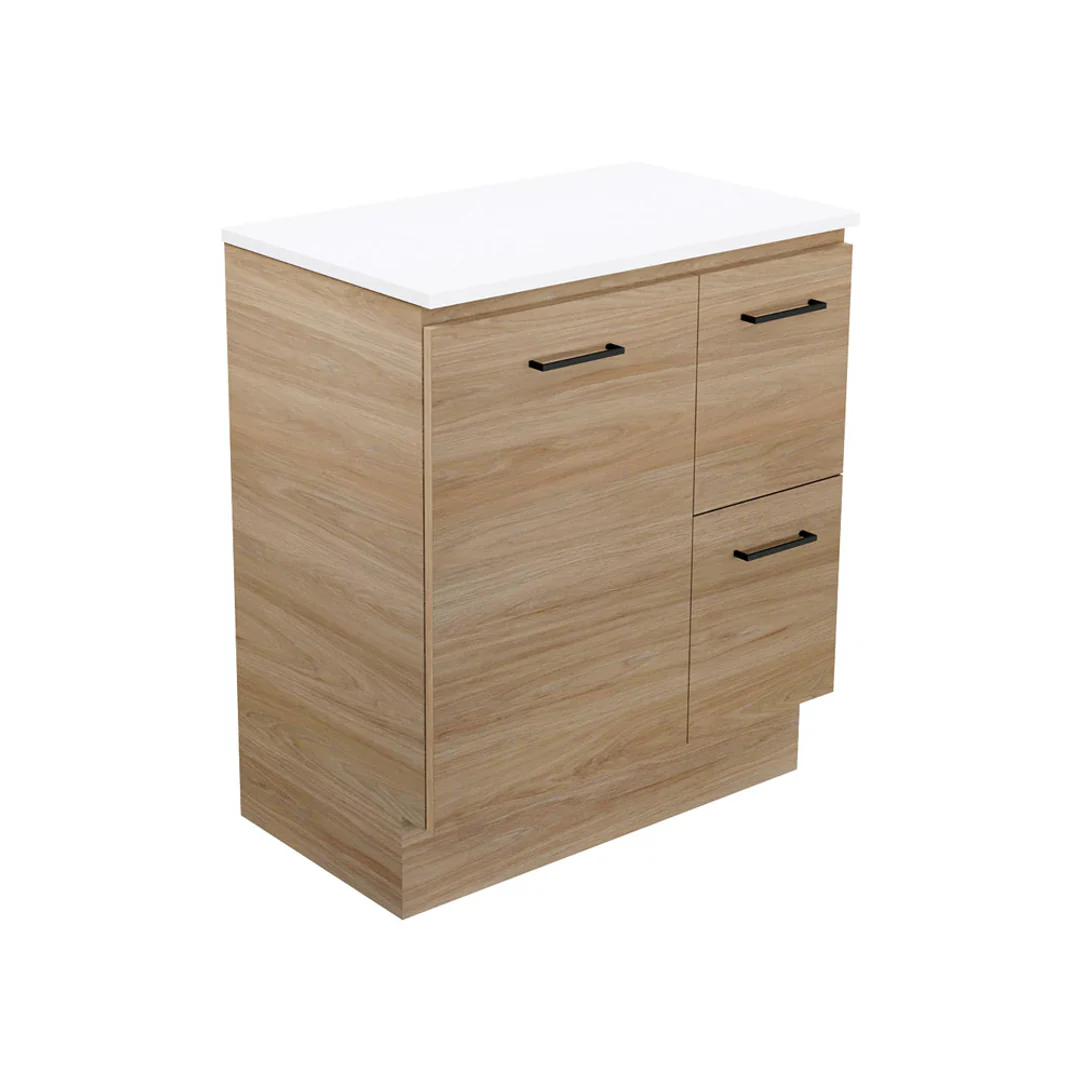 Fienza Carmen 750 All Drawer Floor Standing Vanity Australian Hardwood