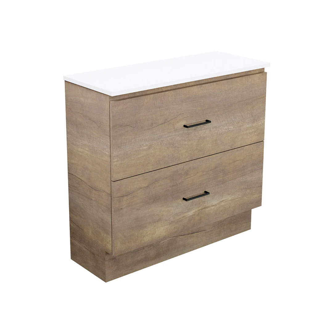 Fienza Carmen 900 Ensuite All Dr Floor Standing Vanity Std Stone Basin Not Inc A/C