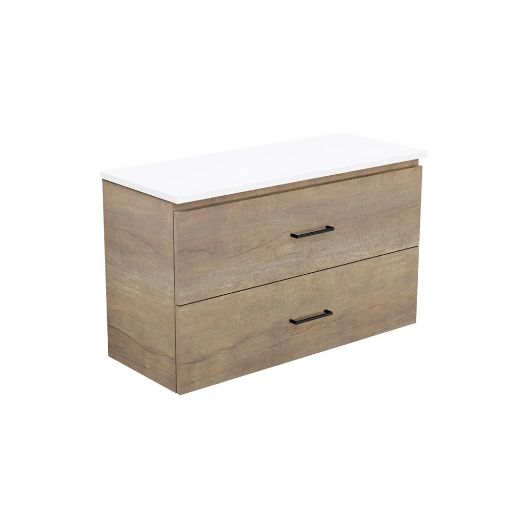 Fienza Carmen 900 Ensuite Wall Hung Vanity 1D/2Dr Standard Stone Basin Not Inc (A/C Only)