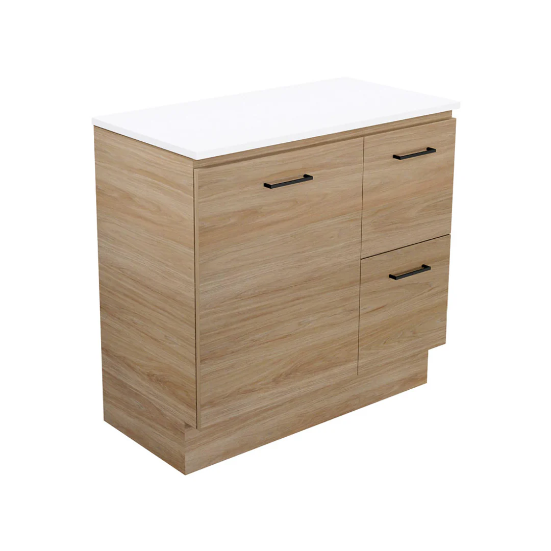 Fienza Carmen 900 Floor Standing Vanity 1D/2Dr Standard Stone Basin Not Inc - Image 2