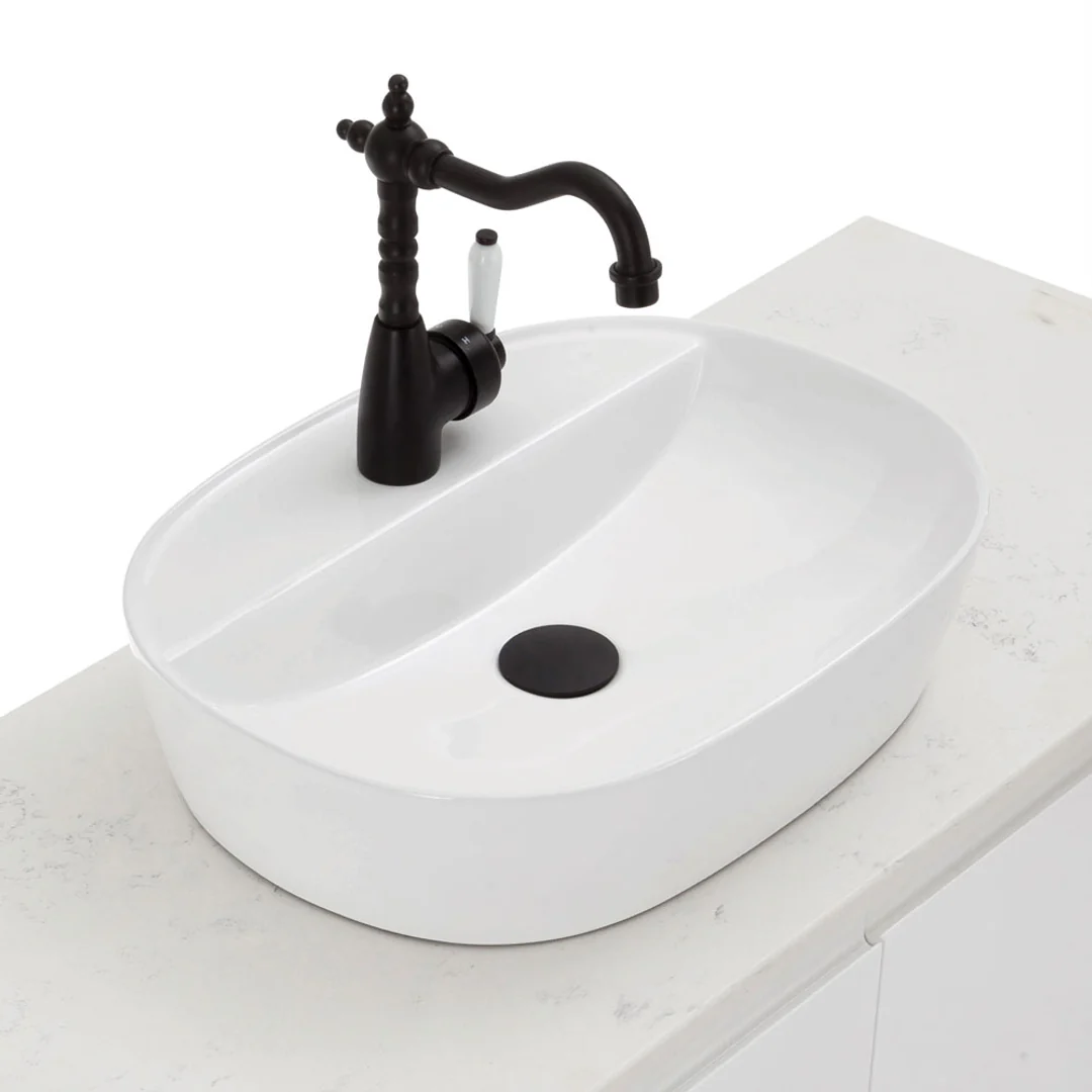 Fienza Chica Basin Above Counter 500 X 380 X 120 White 1Th Rb2202 - Image 3