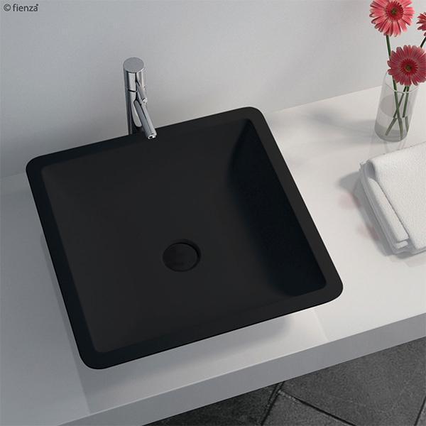 Classique 420 Matt Black Stone Basin(Fienza P#:Csb02-Mb) - Image 6