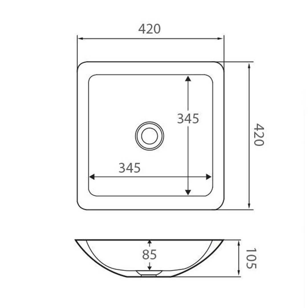 Classique 420 Stone Basin(Fienza P#:Csb02) - Image 6