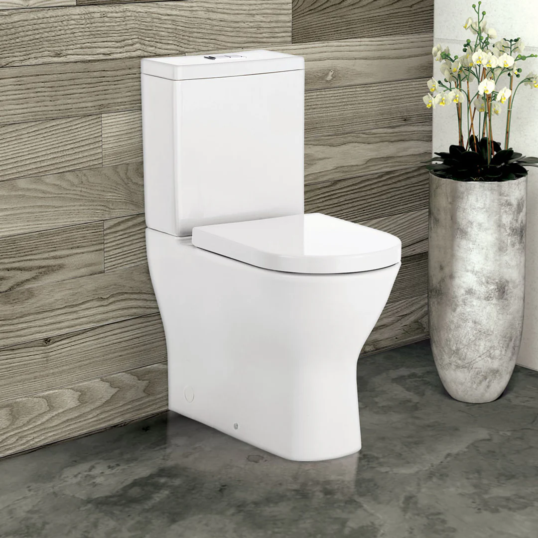 Fienza Delta P-Trap 160- 230 Btw Toilet Suite Nano Glaze K005P - Image 3