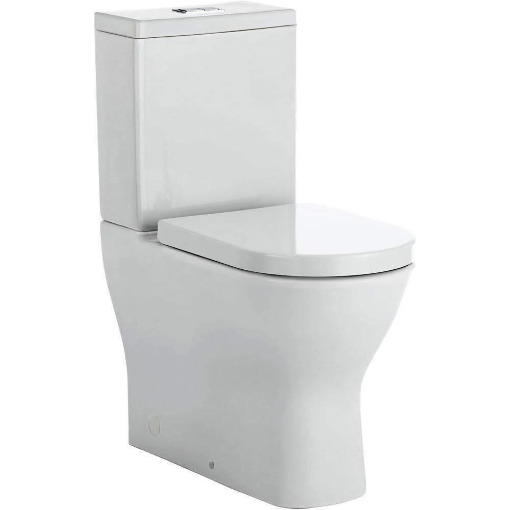 Fienza Delta Toilet Suite S Trap 90-160 Back To Wall Nano Glaze K005A - Image 8