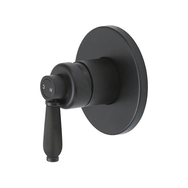 Fienza Eleanor Wall Mixer Matte Black/Matte Black 202101Bl - Image 4