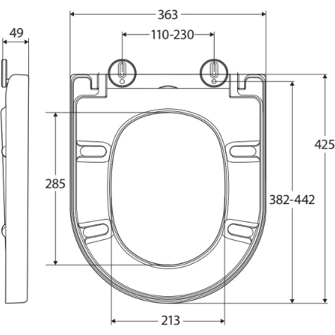 Fienza Empire Toilet Seat - Image 4